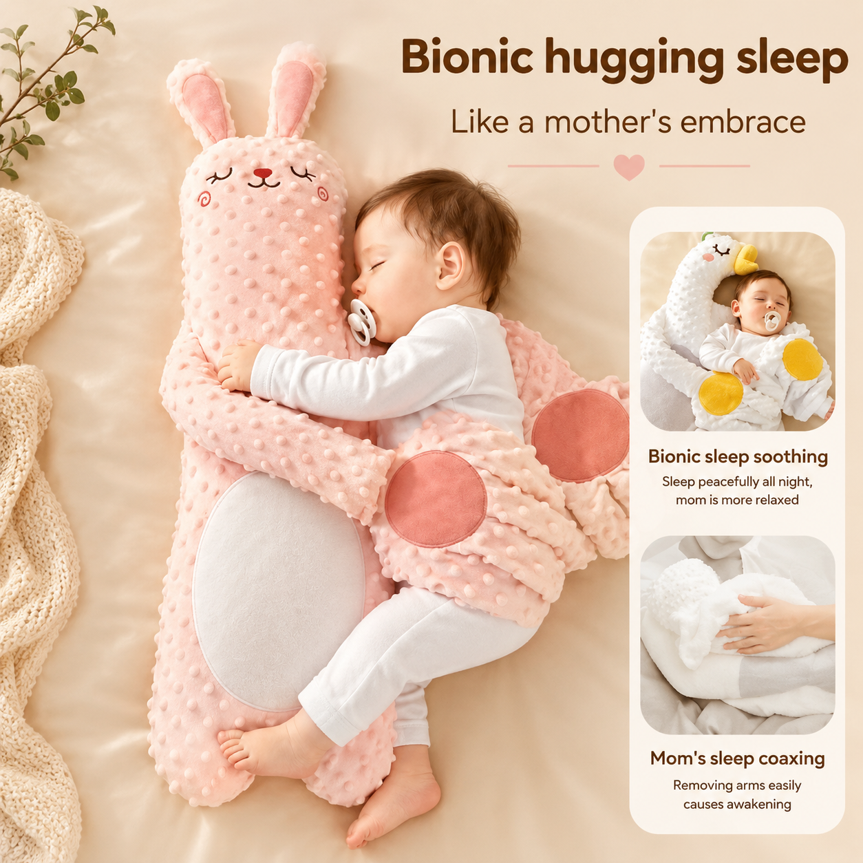 Baby-soothing & Sleeping Hug Pillow