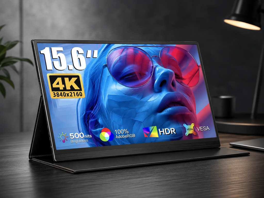 QLED 4K UHD Portable Monitor For Gaming & General Use