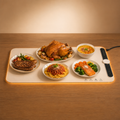 Electric Food Warming Mat For Buffet, Rollable & Portable Silicone Food Warmer With 9 Adjustable Temperature Settings, Auto Shut-Off & Child Lock, Ideal For Parties, Catering