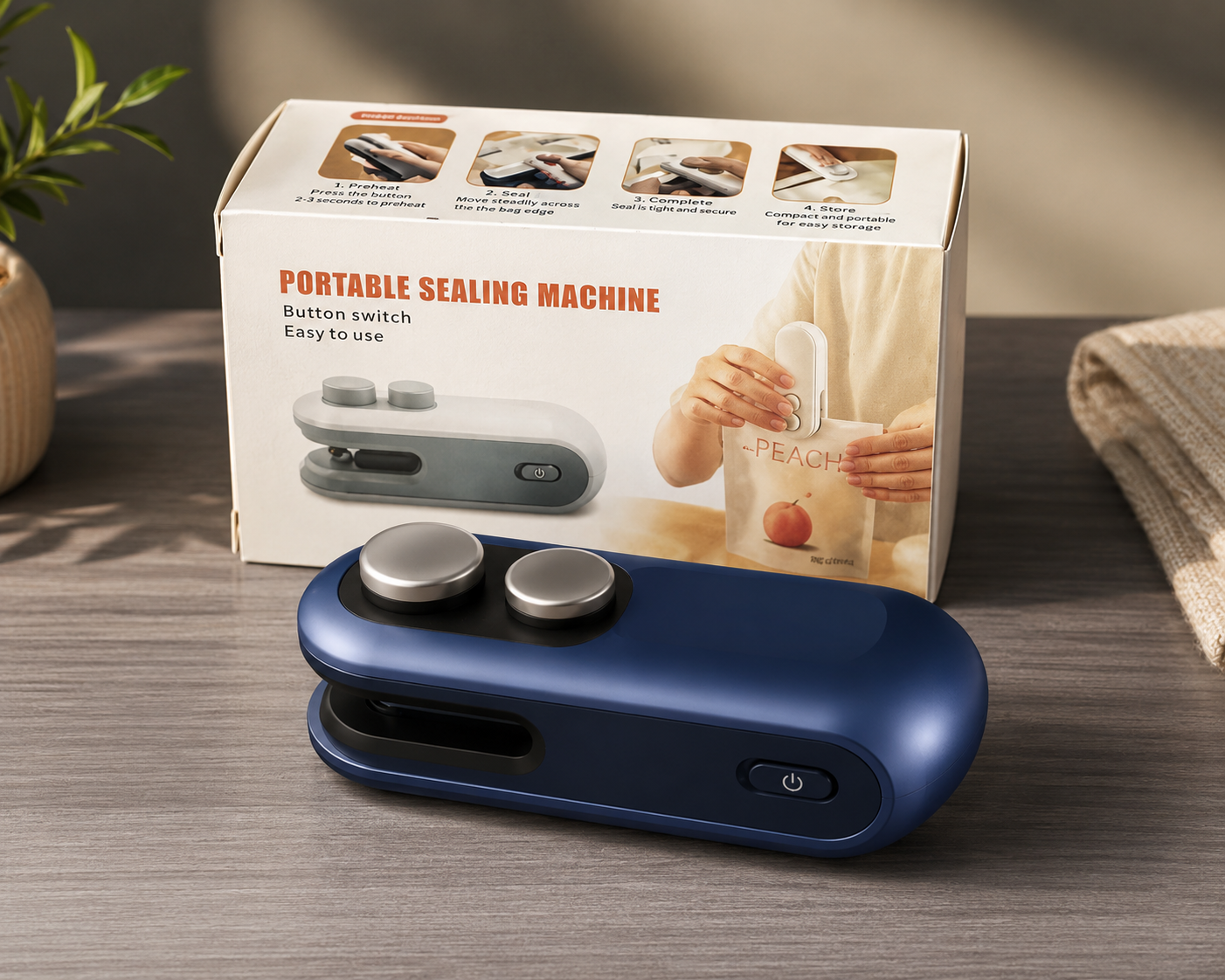 Mini wireless Snacks And Plastic Bag Heat Sealer