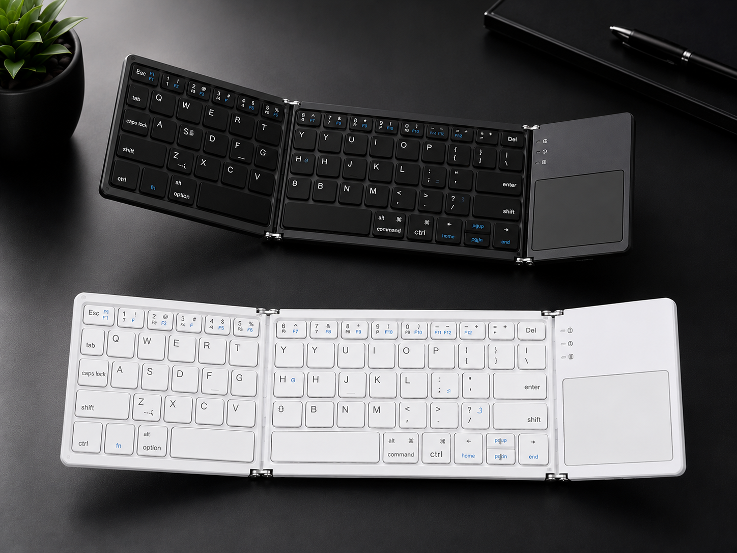 Foldable Bluetooth Keyboard & Touchpad