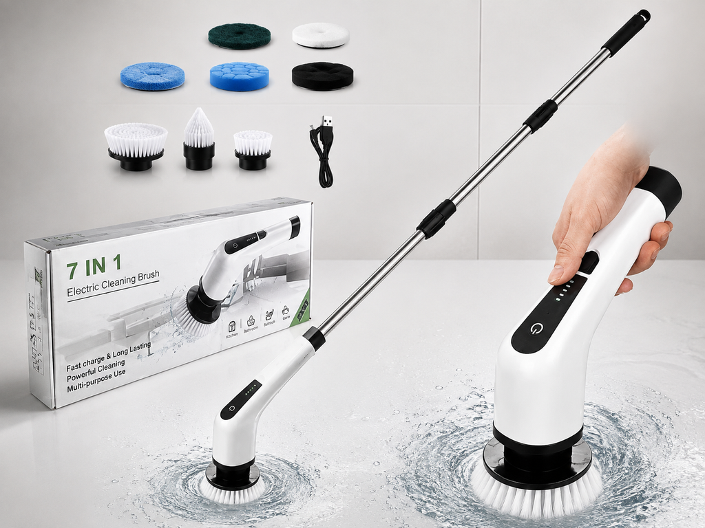 Multi-functional Cordless Electric Cleaning Brush