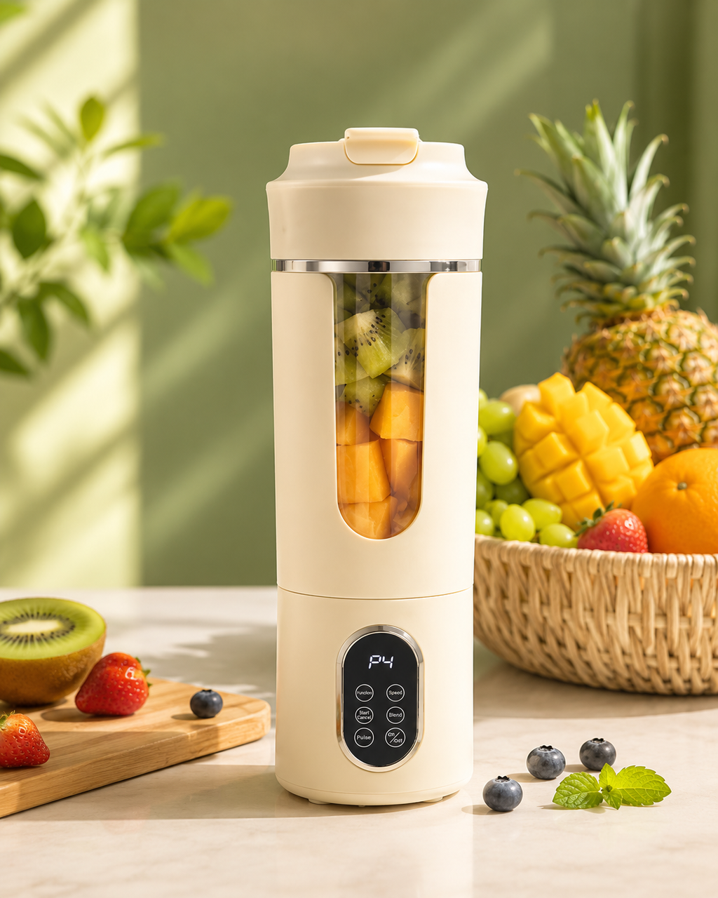 Electric Portable Smoothie & Juice Maker For Travel & Home Use