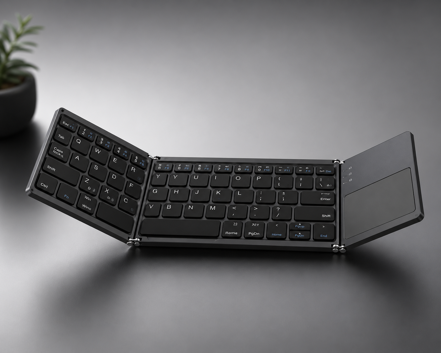 Foldable Bluetooth Keyboard & Touchpad