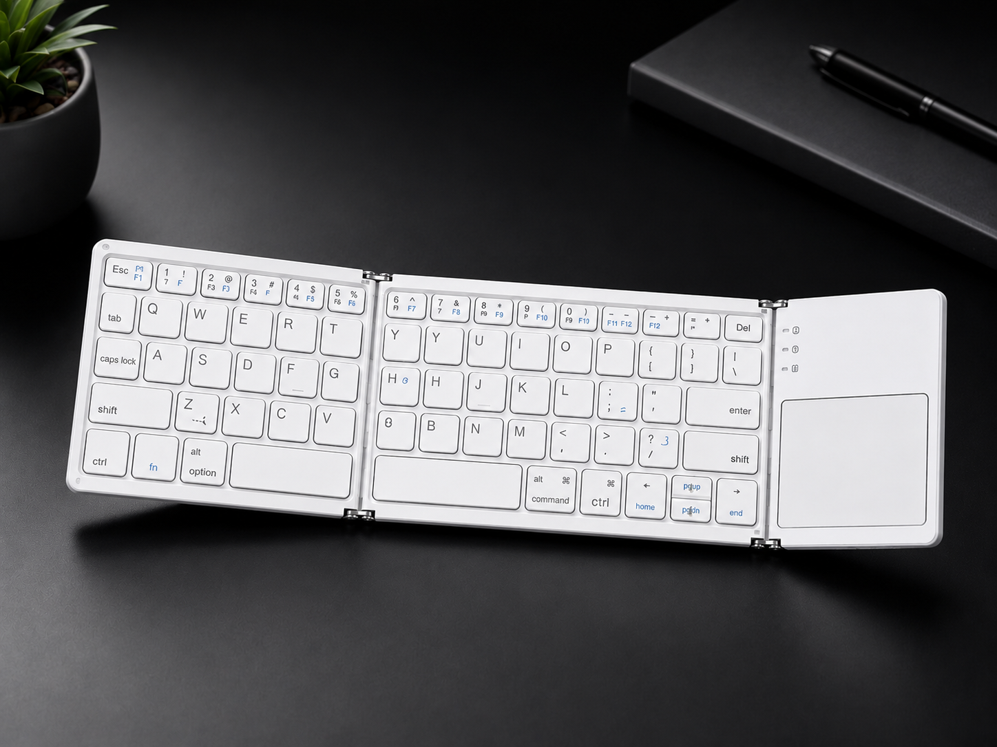 Foldable Bluetooth Keyboard & Touchpad