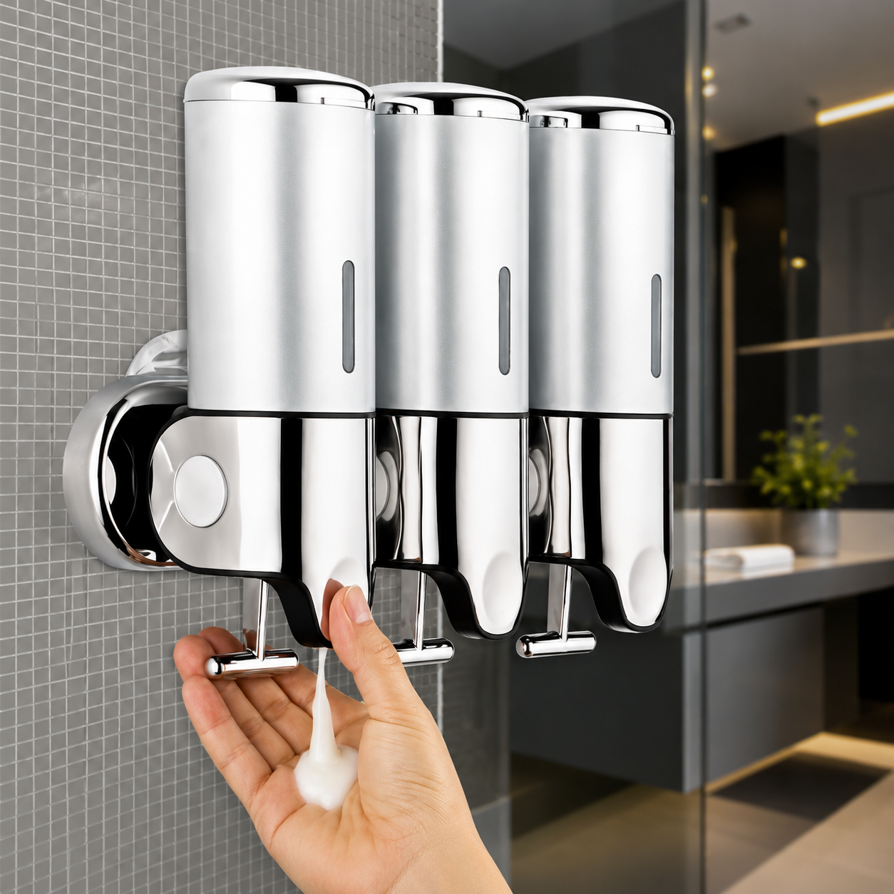 Hotel Style toilet wall-mounted soap dispenser