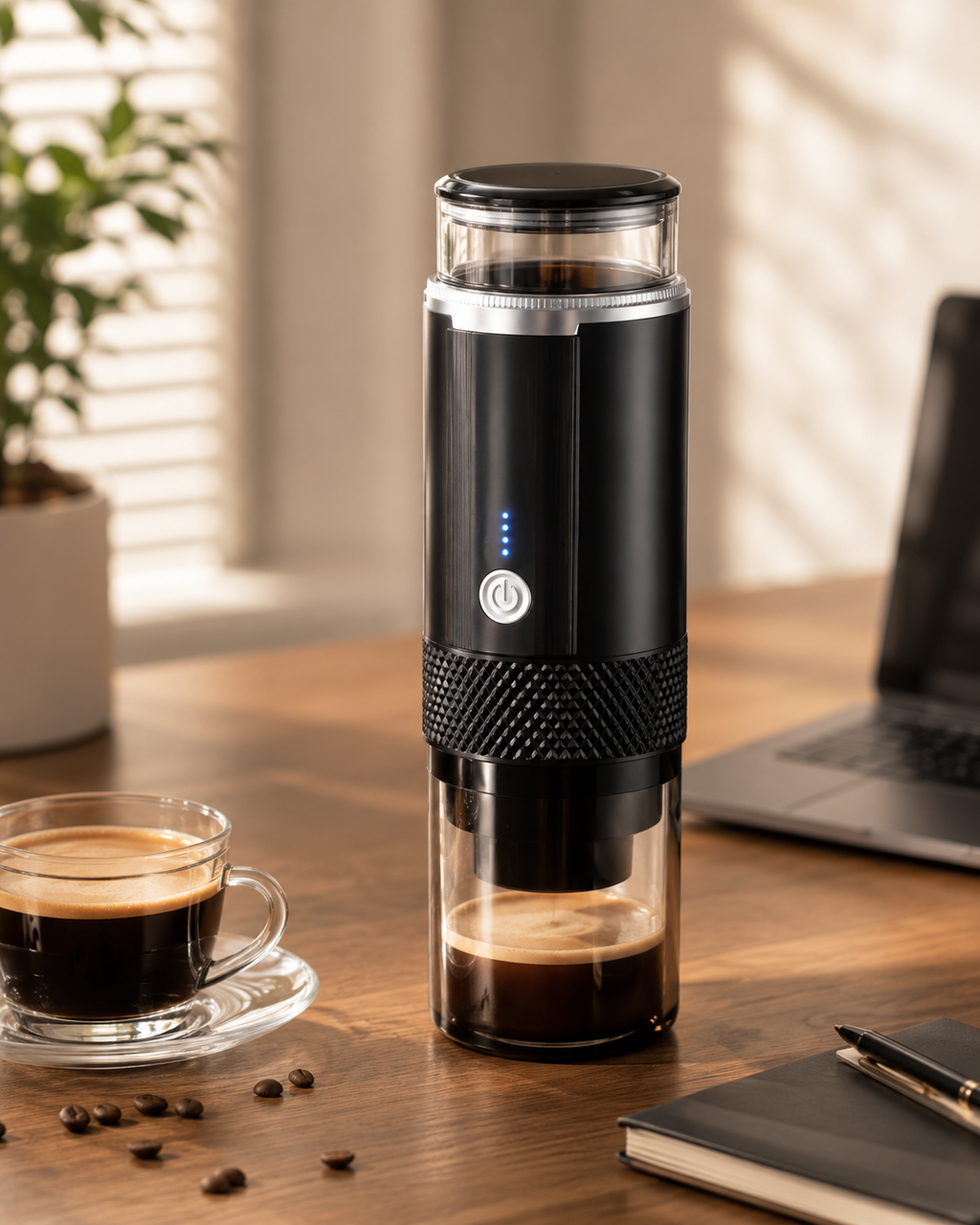 Rechargeable Portable Travel And Household Electric Coffee Machine