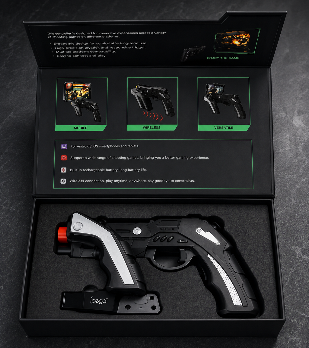 Wireless Bluetooth Pistol Game Controller