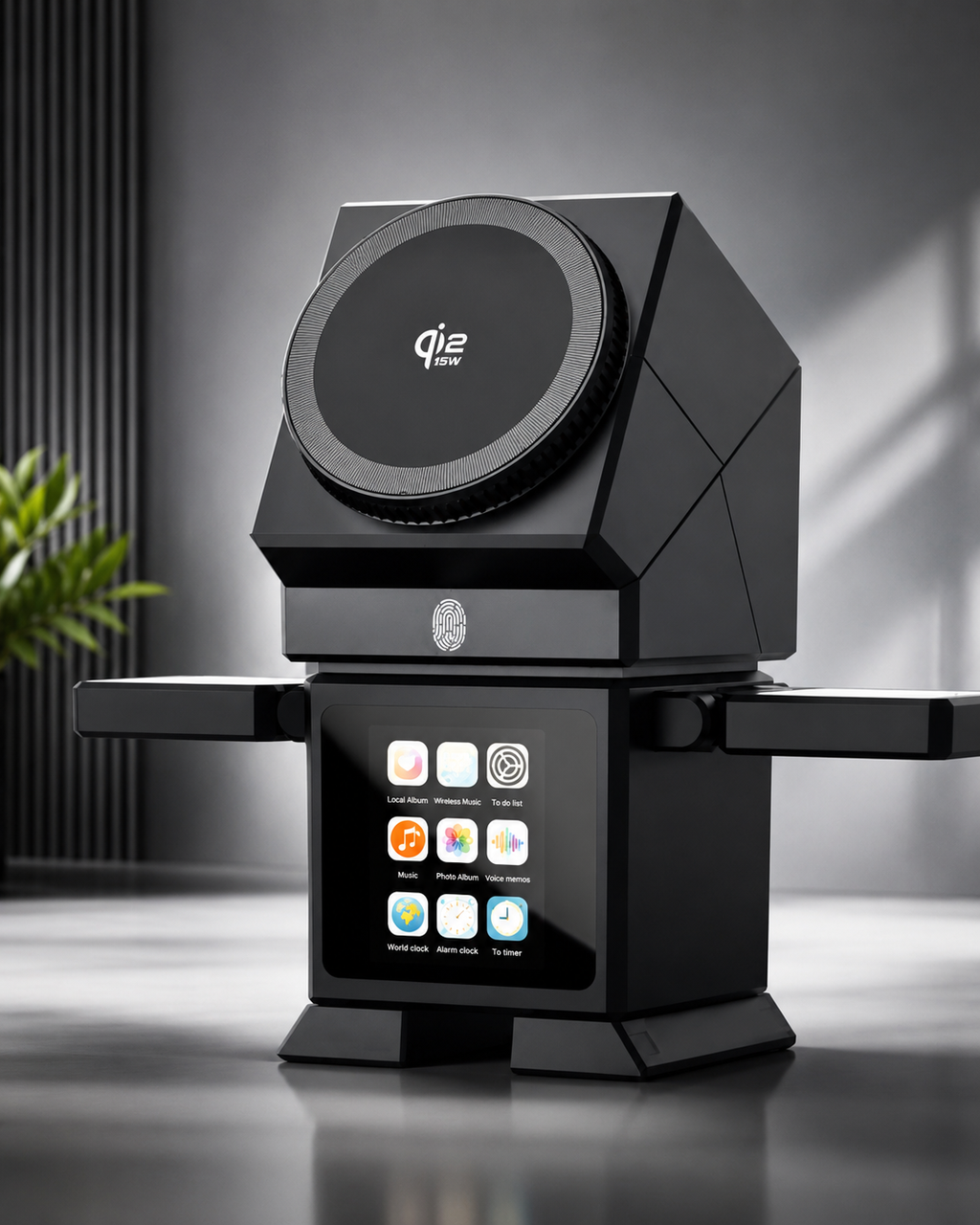 3 In 1 Magnetic Wireless Phone Charger With Bluetooth Speaker