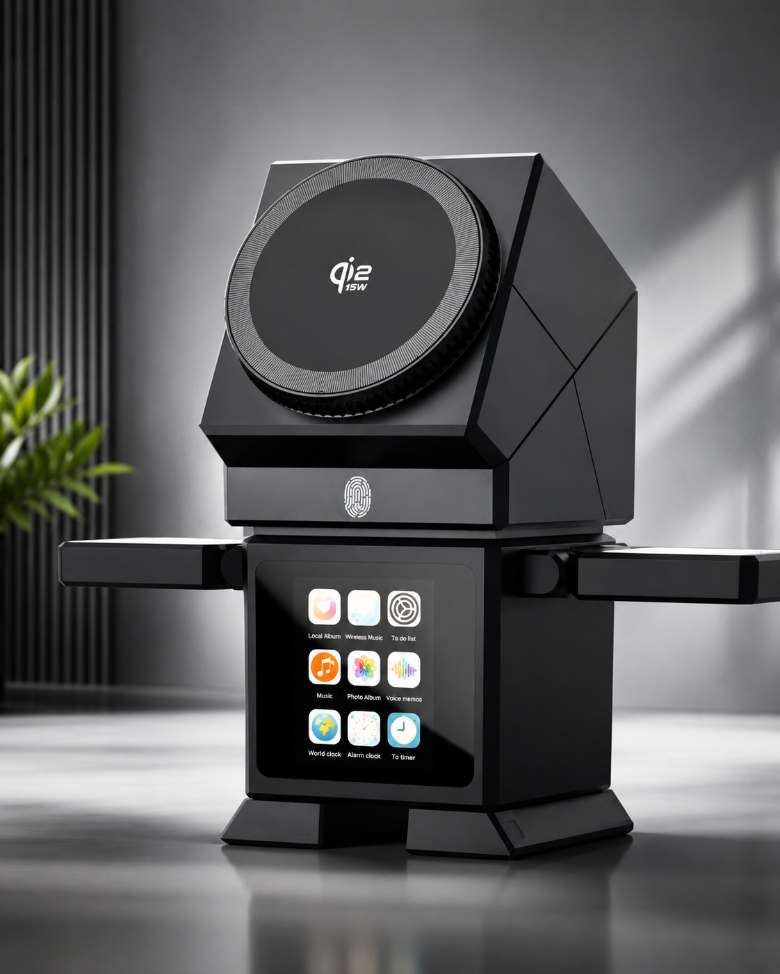3 In 1 Magnetic Wireless Phone Charger With Bluetooth Speaker