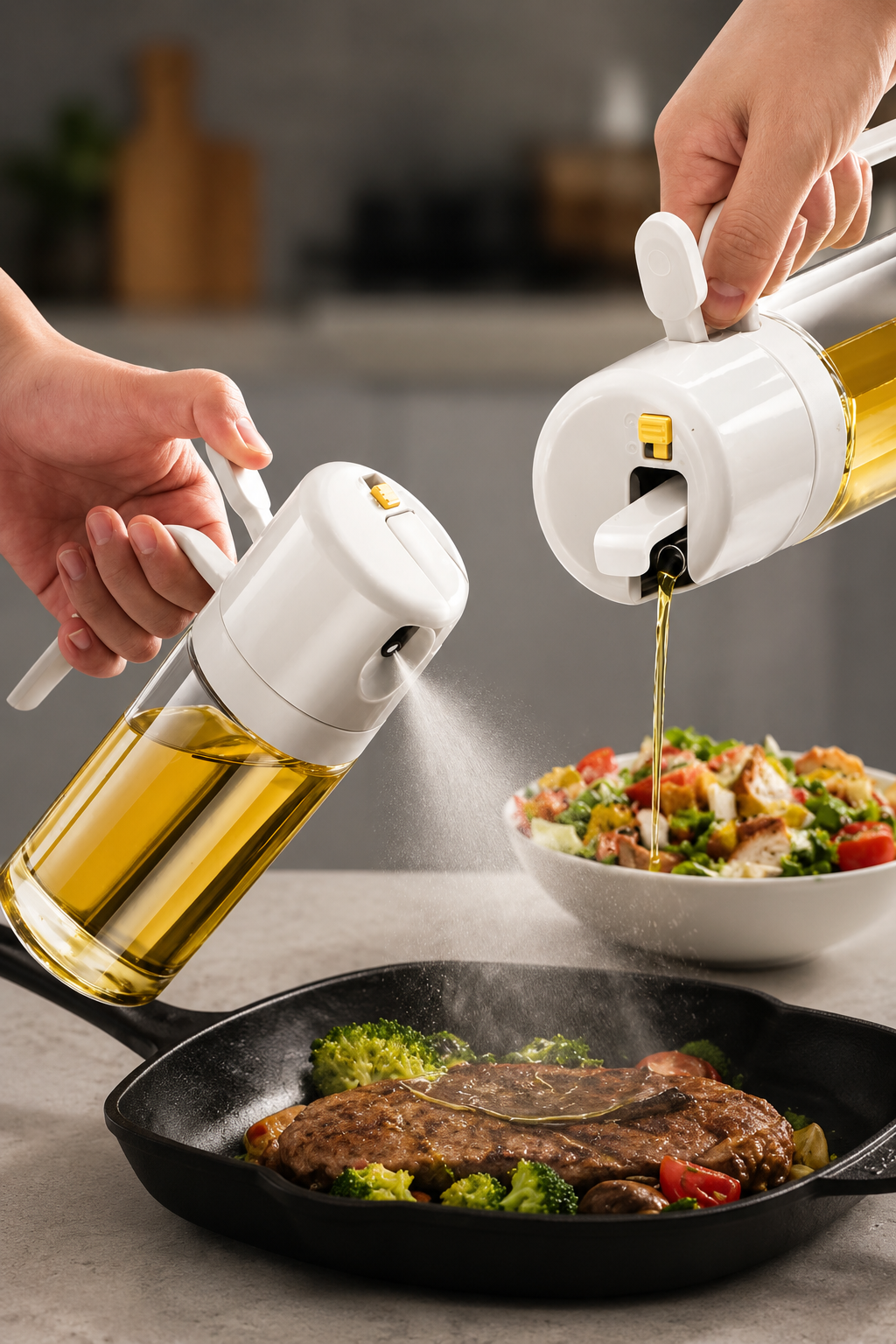 2 In 1 Cooking Oil Dispenser